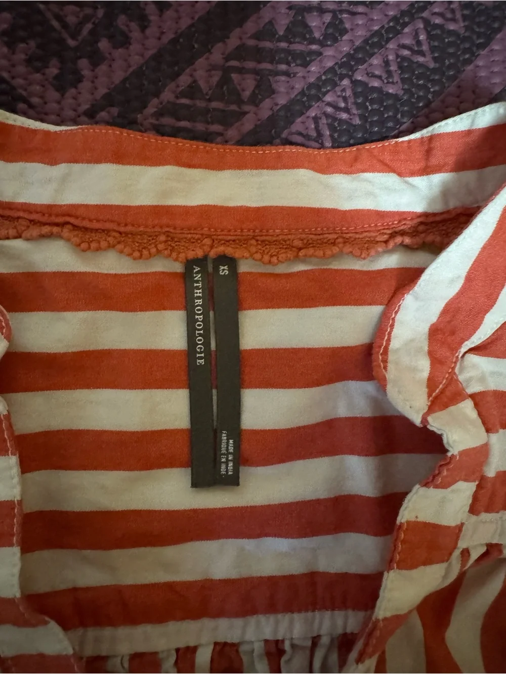 Anthropologie lightweight red